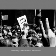 Solidarity demonstration Warsaw  3 may 1983